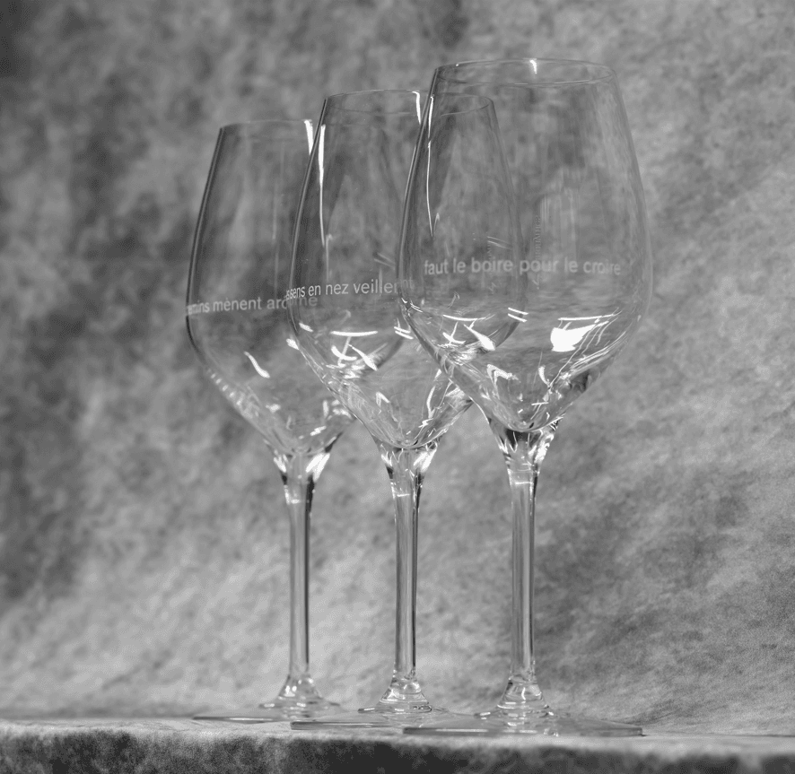 Verre “le coeur a ses raisins” Didier Zanone