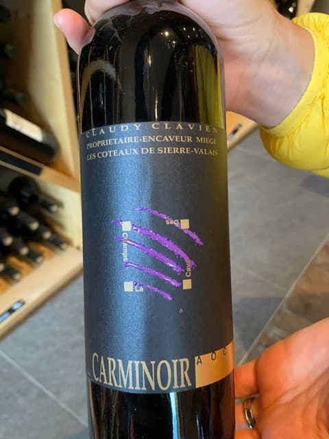 Visuel de collection pour Carminoir sélection fûts de chêne AOC Domaine Claudy Clavien