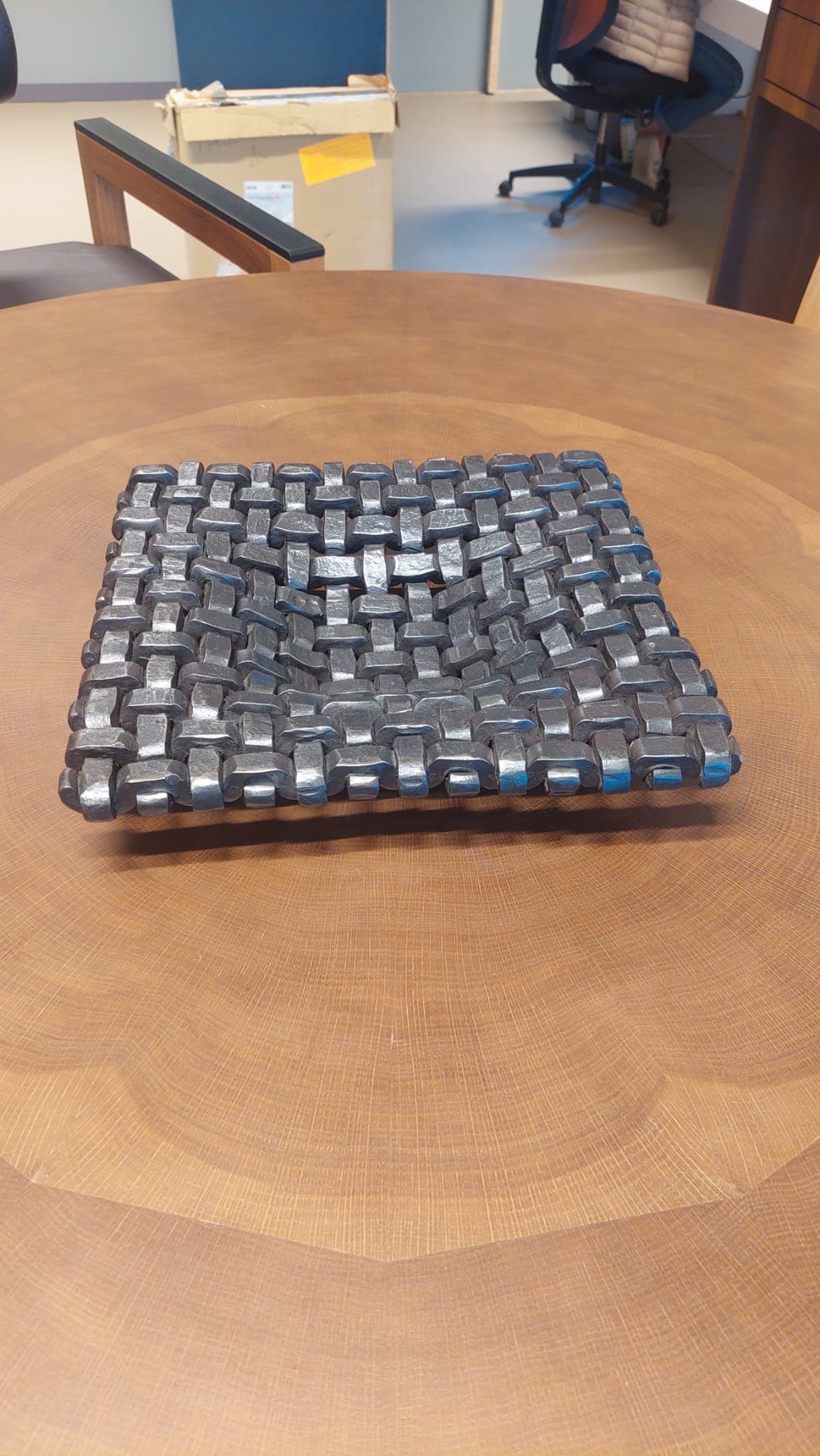 Plat en acier forgé